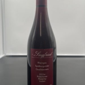 2022er Rüdesheimer Klosterlay Rotwein Qualitätswein trocken